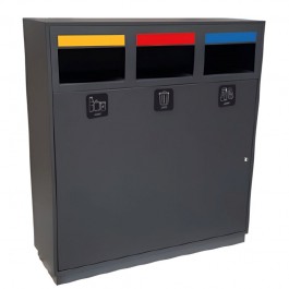 Corbeille urbaine tri sélectif