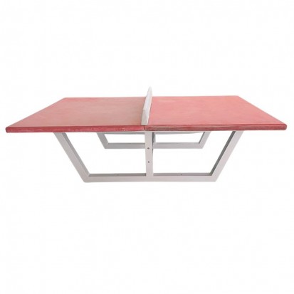 table de ping pong en béton et acier