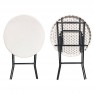 Table mange debout en polypro