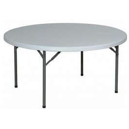 Table ronde en polypropylène Ø 152 cm