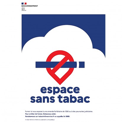 Signalétique espace sans tabac