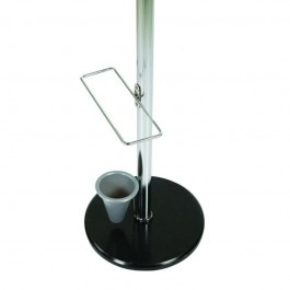 Porte manteau vertical collectivités avec socle en marbre et porte parapluie