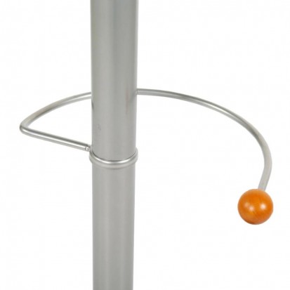 portemanteau vestiaire bois et métal avec range parapluie