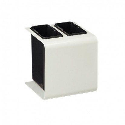 Poubelle de tri sélectif 2x8L papier et autres déchets ROSSIGNOL