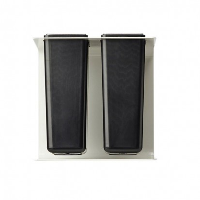 Poubelle de tri sélectif 2x8L papier et autres déchets ROSSIGNOL