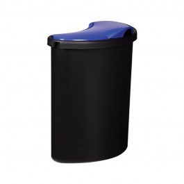 Compartiment de 4.5L noir avec couvercle bleu