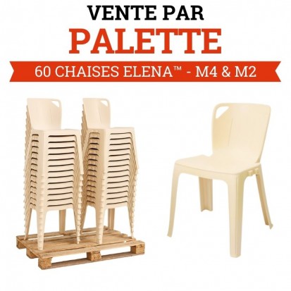 Chaise collectivités empilable - achat en gros