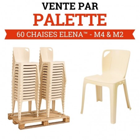 Chaise collectivités empilable - achat en gros