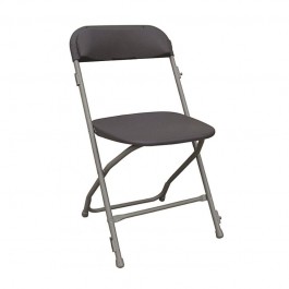 Chaise pliante en polypro et en métal classée au feu M2