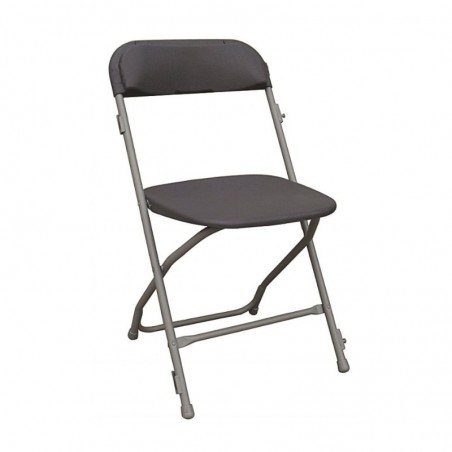 Chaise pliante en polypro et en métal classée au feu M2