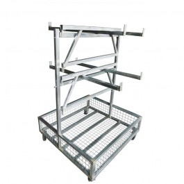 Chariot sur roulette pour structure de podium modulable