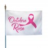Drapeau sur hampe pour octobre rose