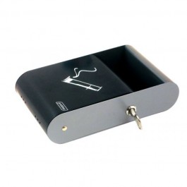 Serrure du cendrier mural extérieur en acier galvanisé Probbax