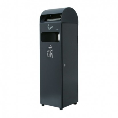 Cendrier avec poubelle de 29 litres pour extérieur