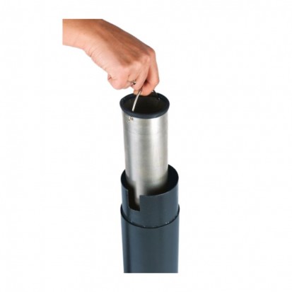 cendrier extérieur sur pied tube