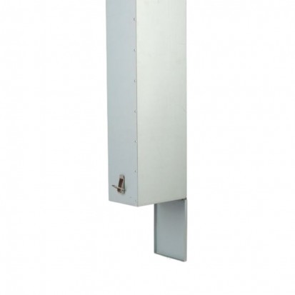 cendrier extérieur sur pied en acier galvanisé gris anthracite