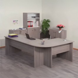 bureau de direction avec retour à droite ou a gauche