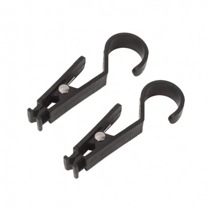 Crochet de suspension à pince pour grille d'exposition