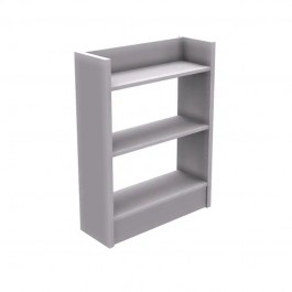 étagère pour bureau en mélaminé avec 3 tablettes