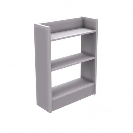 étagère pour bureau en mélaminé avec 3 tablettes