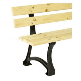 Pieds en fonte pour banc en bois