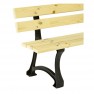 Pieds en fonte pour banc en bois