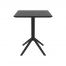 table pliante terrasse professionnelle noire