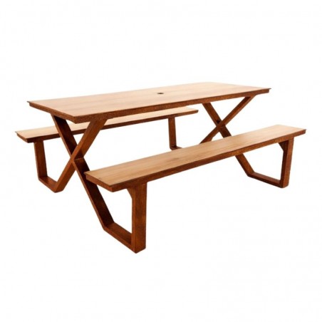 Table de pique-nique en hpl