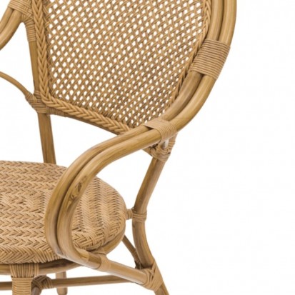 Fauteuil terrasse CHR rotin synthétique