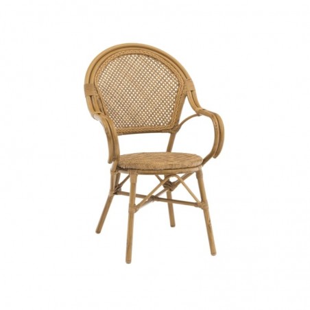 Fauteuil terrasse CHR rotin synthétique