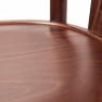 Chaise bistrot vintage en bois finition wengé