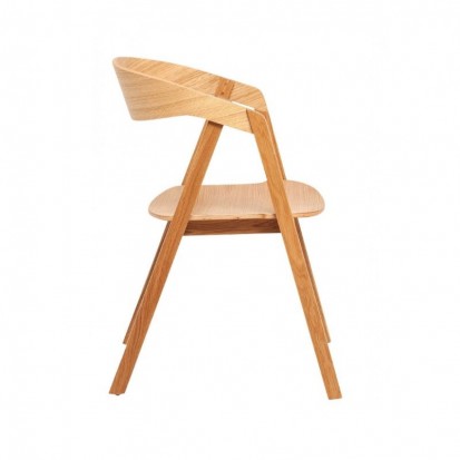 Chaise bois restaurant en hêtre finition naturel