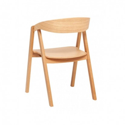 Chaise bois restaurant en hêtre finition naturel