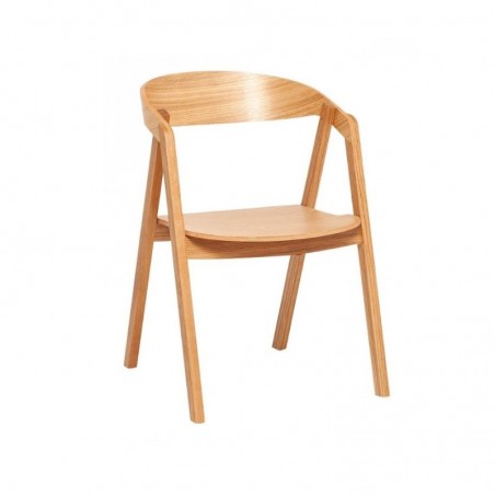 Chaise bois restaurant en hêtre finition naturel