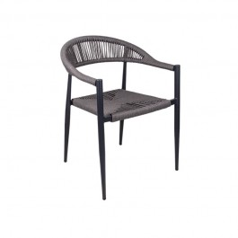 fauteuil de terrasse en corde synthétique