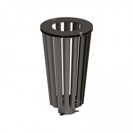 Corbeille urbaine Lofoten gris procity