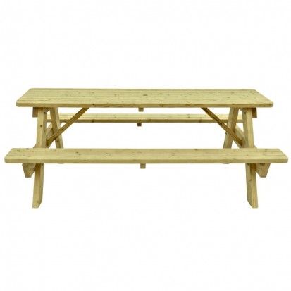 Table de picnic en bois pour espaces verts