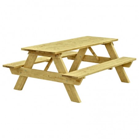 Table de picnic en bois pour espaces verts