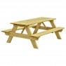 Table de picnic en bois pour espaces verts