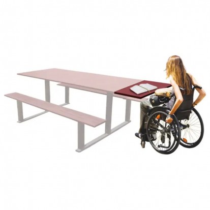 Table de pique-nique Riga gris procity