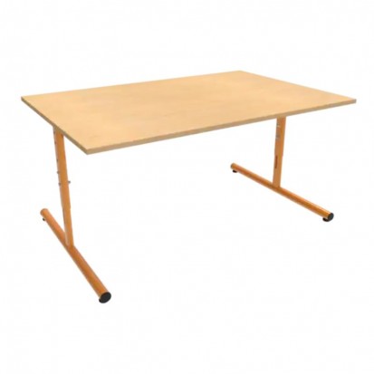 Table maternelle réglable en hauteur