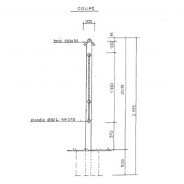 Panneau d'informations pour parcours de santé sportif