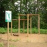 Échelles horizontales pour parcours sportif plein air