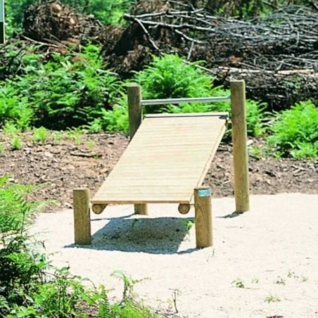 Planche abdominale pour aire de sport extérieur