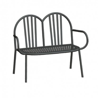 banc urbain en métal