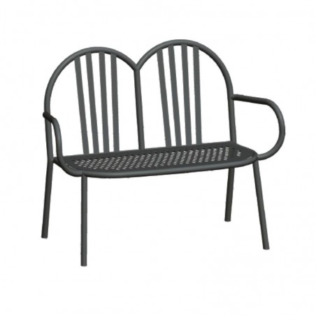 banc urbain en métal