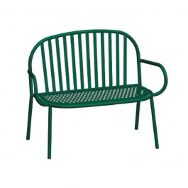 banc urbain métal 2 places