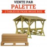 Table picnic en bois avec toit