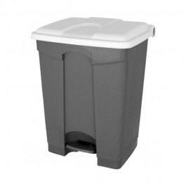 poubelle de tri intérieur grise et blanche