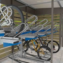 support à vélo 2 fois 6 places